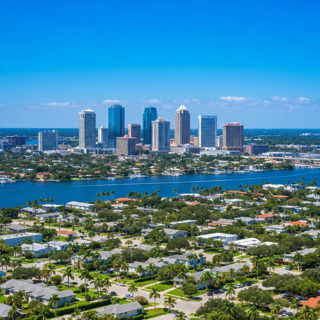 Residential homes in Hillsborough County, Florida